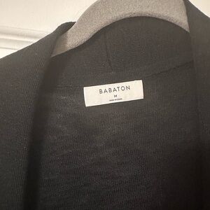 Babaton Unlined Lance Cardigan Size Medium - Black